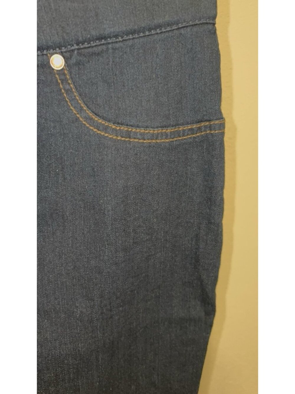 Faded Glory Jean Jeggings Womens Size 16 36X28 Stretch Blue - Picture 5 of 9
